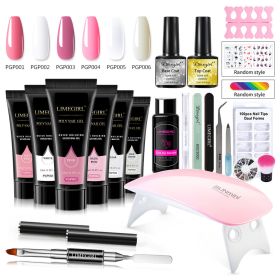 Gel Manicure Kit, Complete Nail Kit with Drill and U V Light for Beginners, For Nail Extension DIY Complete Starter Kit