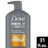 Dove Men+Care Thick & Strong Thickening 2-in-1 Shampoo and Conditioner, 31 fl oz