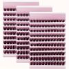 360pcs/3pack Lash Clusters 8-16mm Individual Lashes Natural Look D Curl Fluffy Cluster Lashes DIY Eyelash Extension