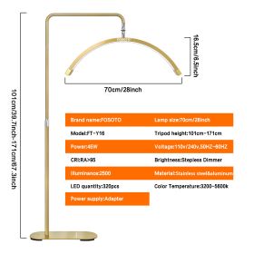 Fusitu Multifunctional Lash Light LED Video Ring Light Floor Stand Lamp For Professional Beauty Photograpy Live Streaming TiKTok