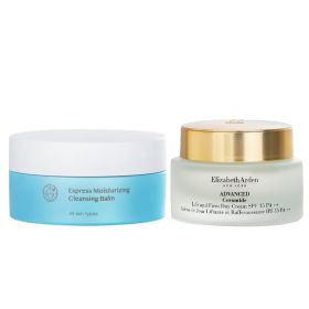 ELIZABETH ARDEN - Skincare Set: Advanced Ceramide Lift and Firm Day Cream SPF 15 50ml+mori beauty Express Moisturizing Cleansing Balm 115ml 2pcs