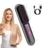 Hair Straightening Brush Fast Heating Cordless Curling Comb straightener brush Hair Styling Appliances Hot Comb Straightener