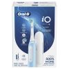 Oral-B iO Series 4 Compact Head Rechargeable Electric Toothbrush, Icy Blue, for Adults & Children 3+