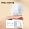 2 In 1 Automatic Electric Nail Clipper Polisher For Baby Adult Toe Nail Cutter Polishing Trimming Machine Mini Manicure Tools