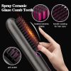 Hair Straightening Brush Fast Heating Cordless Curling Comb straightener brush Hair Styling Appliances Hot Comb Straightener