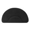 3′x 4.5′x 1/2" Beauty Salon Semicircle Anti-fatigue Salon Mat (Round Outside And Round Inside) Black