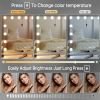 New Large Vanity Mirror with Lights Led Mirror with Lights Lighted Makeup Mirror with 15 Dimmable LED Bulbs for Dressing Table