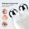 EMS Microcurrent Face Lifting Device 3D Roller Facial Massager Anti wrinkle Tighten Skin Rejuvenation Beauty Apparatus With Bag