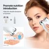 EMS Microcurrent Face Lifting Device 3D Roller Facial Massager Anti wrinkle Tighten Skin Rejuvenation Beauty Apparatus With Bag